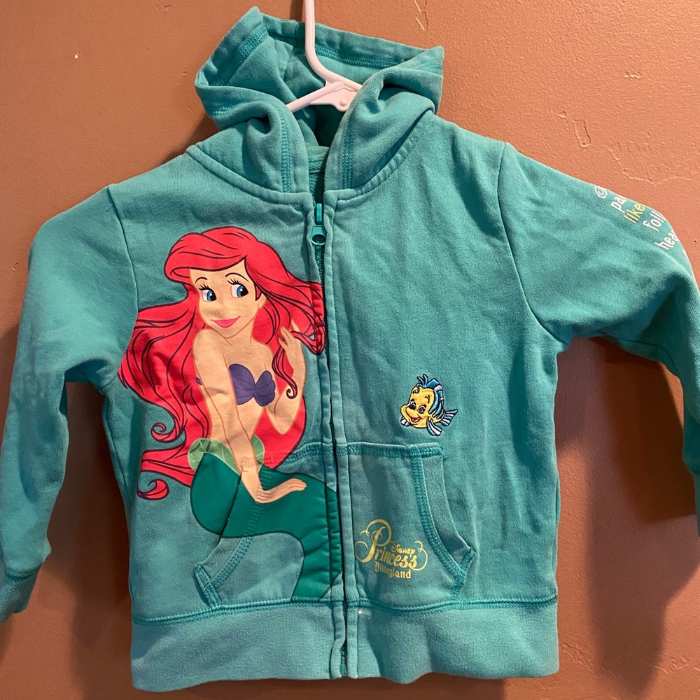 Disney Parks The Little Mermaid Ariel Hoodie 💕 Size XXS